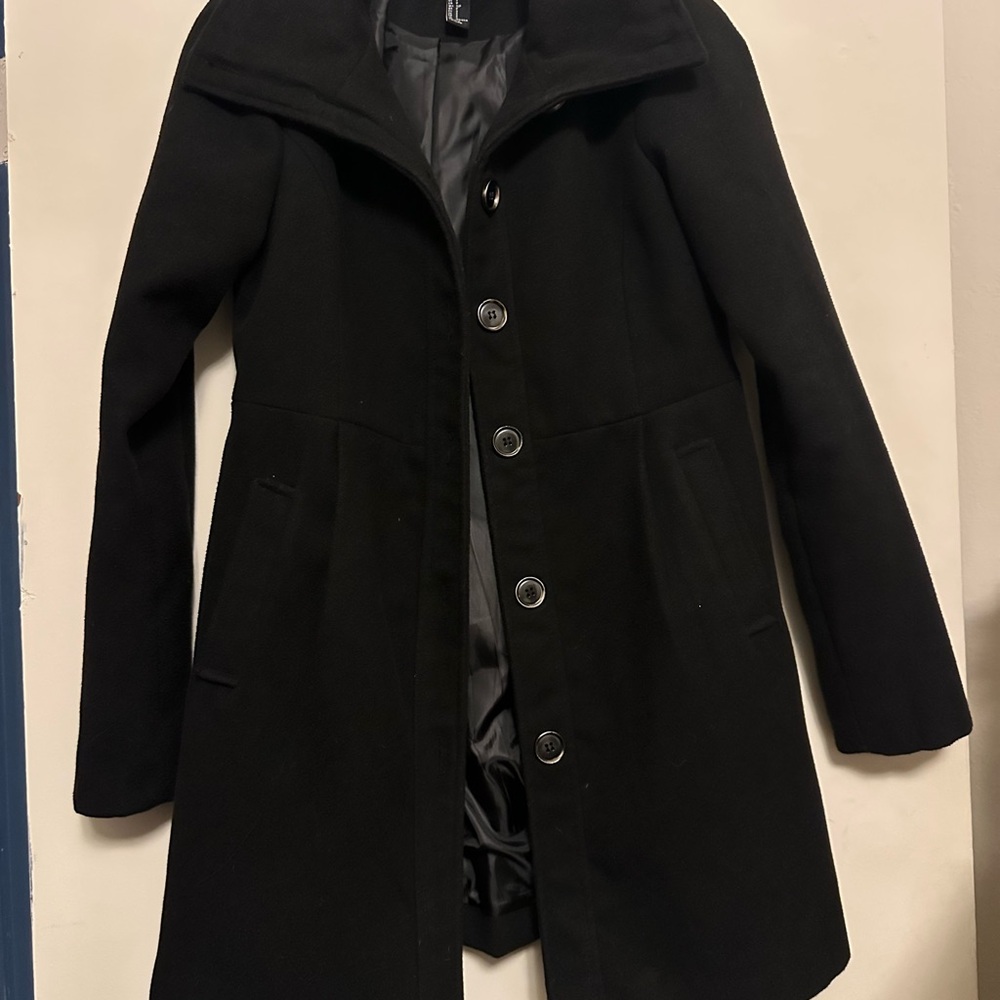 Forever 21 Classic Black Coat